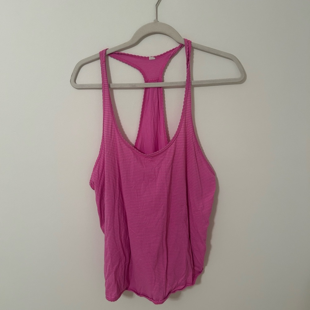 lululemon athletica Pink Tank Top